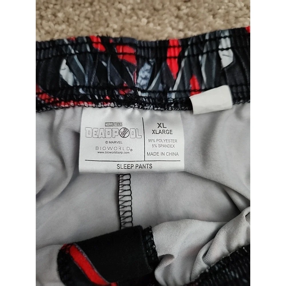 Deadpool Pajama Pants Xl Marvel Studios